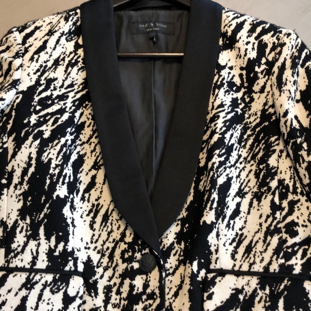 -euc Rag &Bone Harper blazer size 0. - Picture 6 of 12